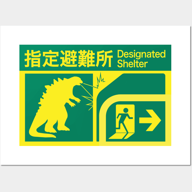 Designated Shelter Wall Art by CheeseHasselberger